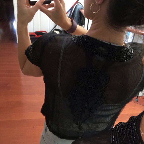 Cropped Tulle Bolero - Picture 3 of 6